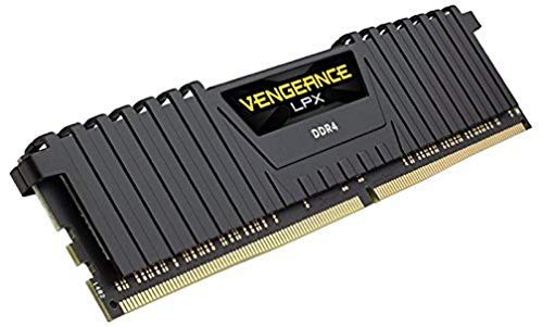 Corsair CMK16GX4M2D3600C16 VENGEANCE LPX 16GB (2 x 8GB) DDR4 3600 (PC4-28800) C16 1.35V AMD and Intel Optimized Desktop Memory - Black