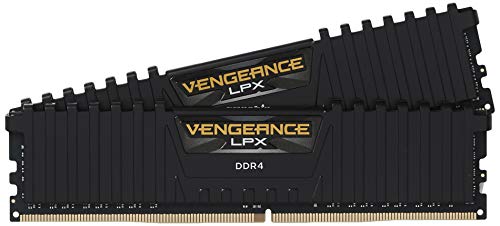 Corsair 178300 Vengeance LPX 16 GB (2 x 8 GB) DDR4 3200 MHz C16 XMP 2.0 High Performance Desktop Memory Kit for AMD Ryzen, Black