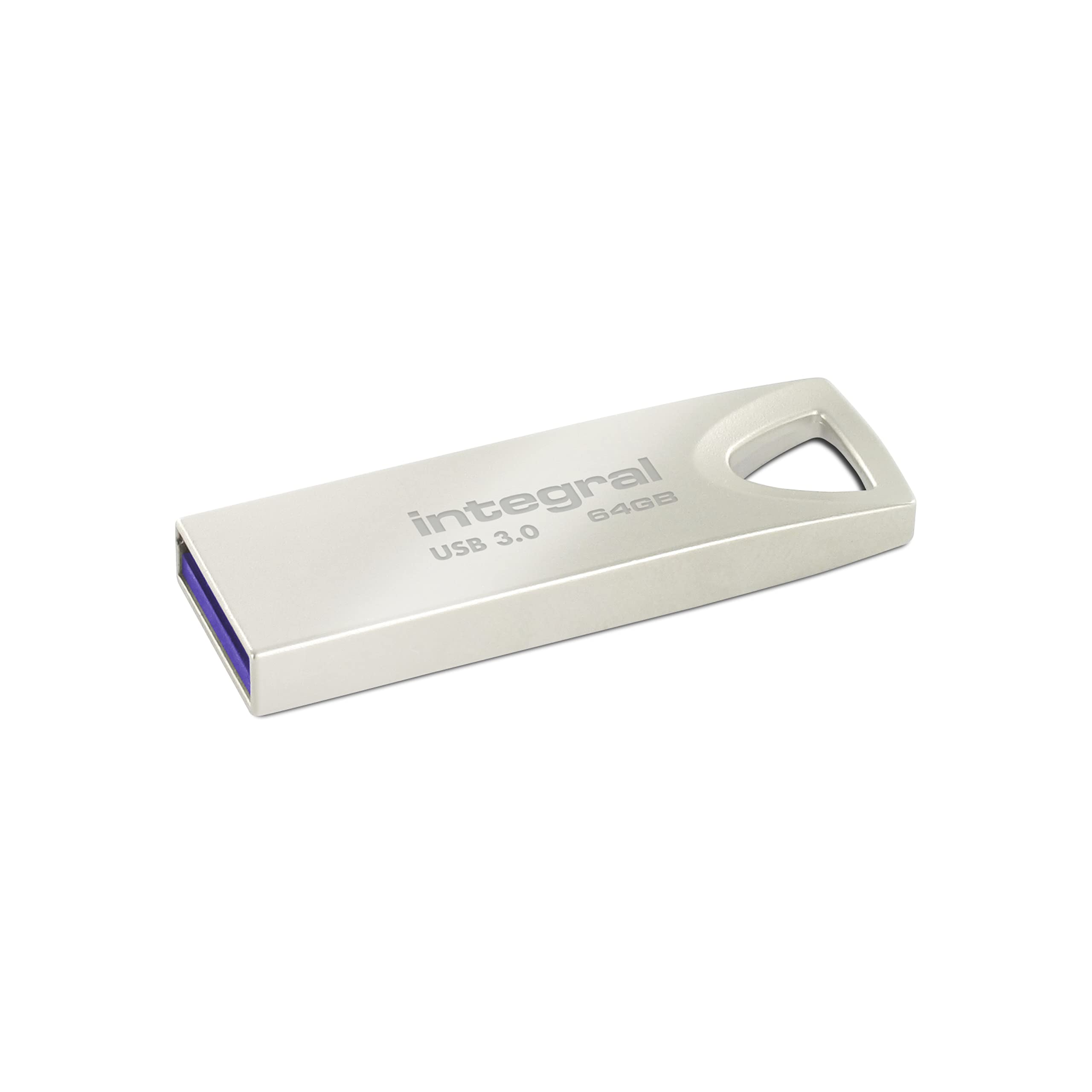 Integral 64GB USB Memory 3.2 Gen 1 Flash Drive Arc Metal Casing up to 90MB/s