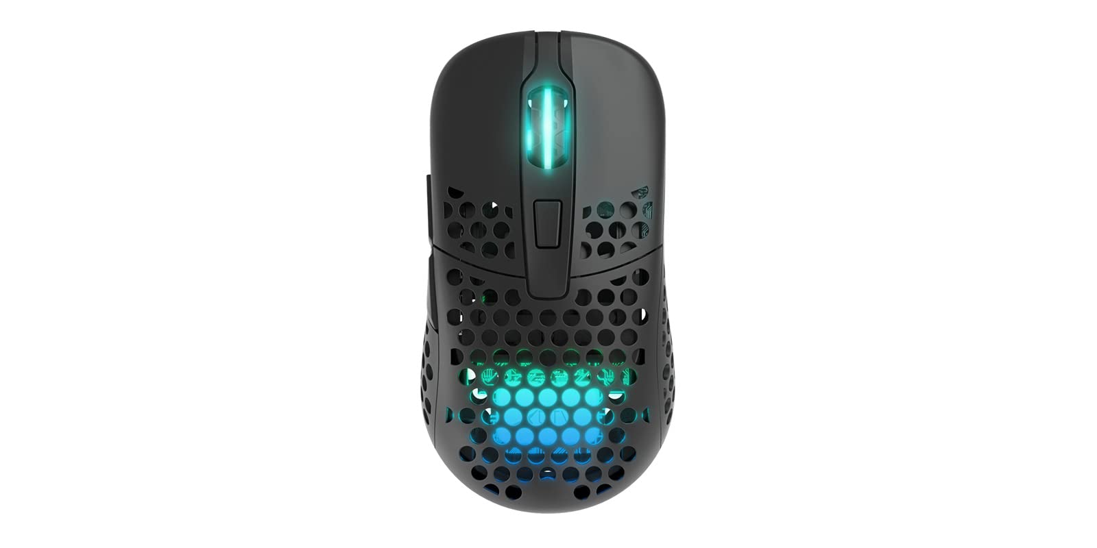 Xtrfy M42 Wireless, Ultra-Light Gaming Mouse, Optimised for esports, 2.4 GHz, RGB Lighting, Modular Casing (2 Sizes incl.) Rechargeable, Black