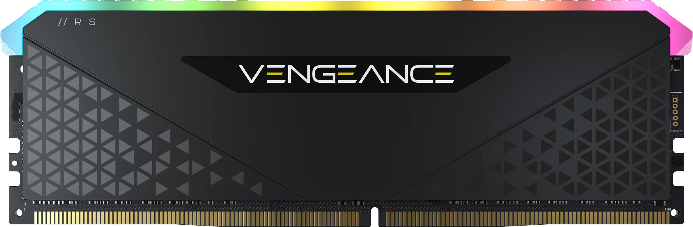 Corsair Vengeance RGB RS 8GB DDR4 3600MHz C18 Desktop Memory (RGB Dynamic Lighting, Tight Response Times, Compatible with Intel and AMD 300/400/500 Series) Black