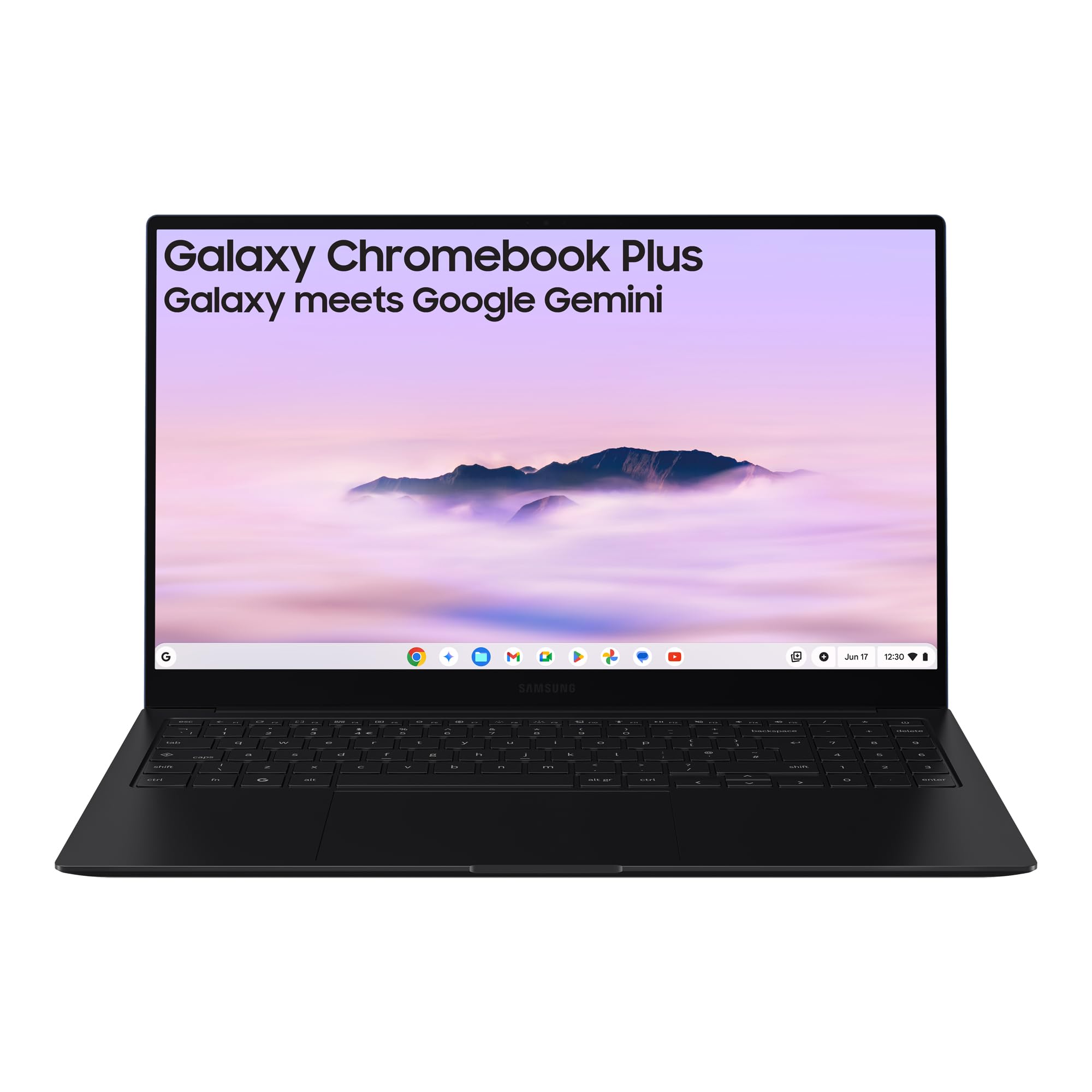 Samsung Galaxy Chromebook Plus Gemini AI Laptop | 15.6' FHD AMOLED | Intel Core 3 | 8 GB RAM | 256 GB SSD | Chrome OS | Backlit Keys Numeric Key | Metal Neptune Blue | Works with Galaxy Phone & Tab