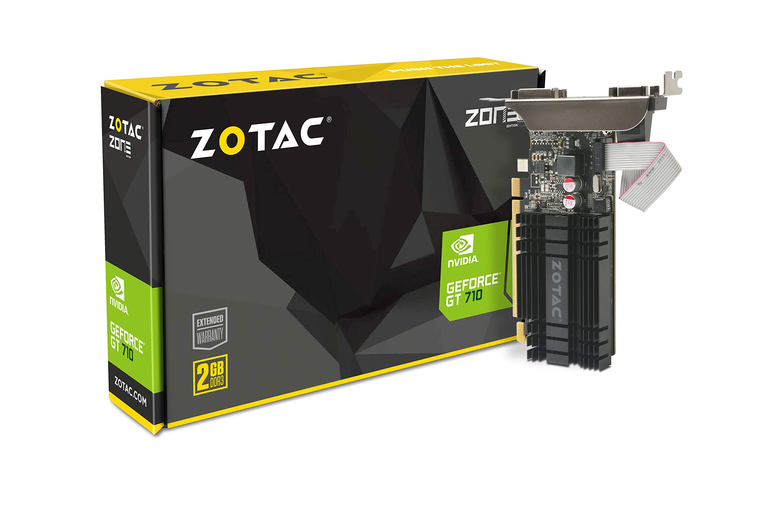 Zotac ZT-71302-20L NVIDIA GeForce GT 710 PCI Express 2.0 2 GB Graphics Card - Multi-Colour