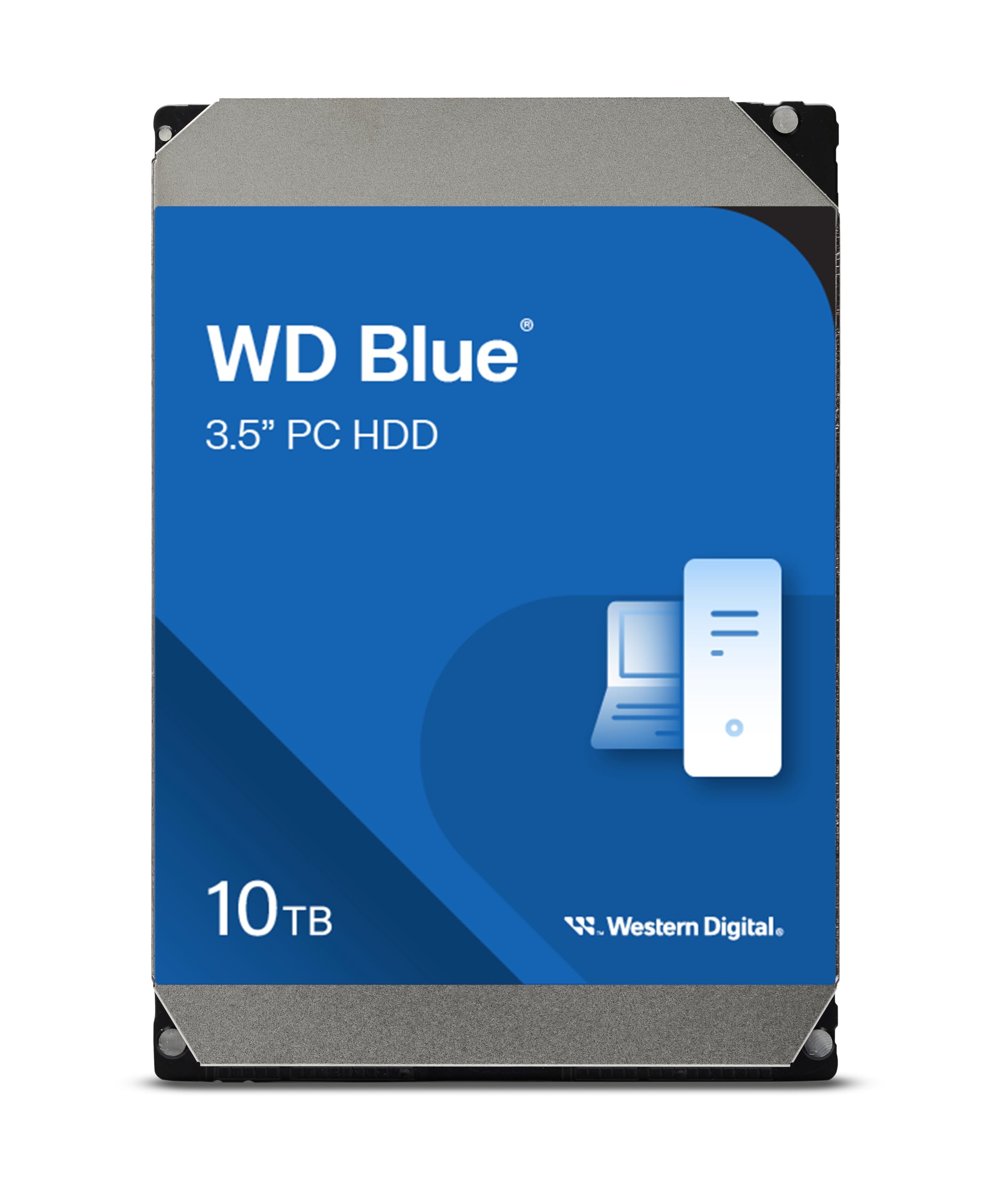 WD Blue 10TB Desktop 3.5" Internal Hard Drive - 7200 RPM, SATA 6Gb/s, 512MB Cache