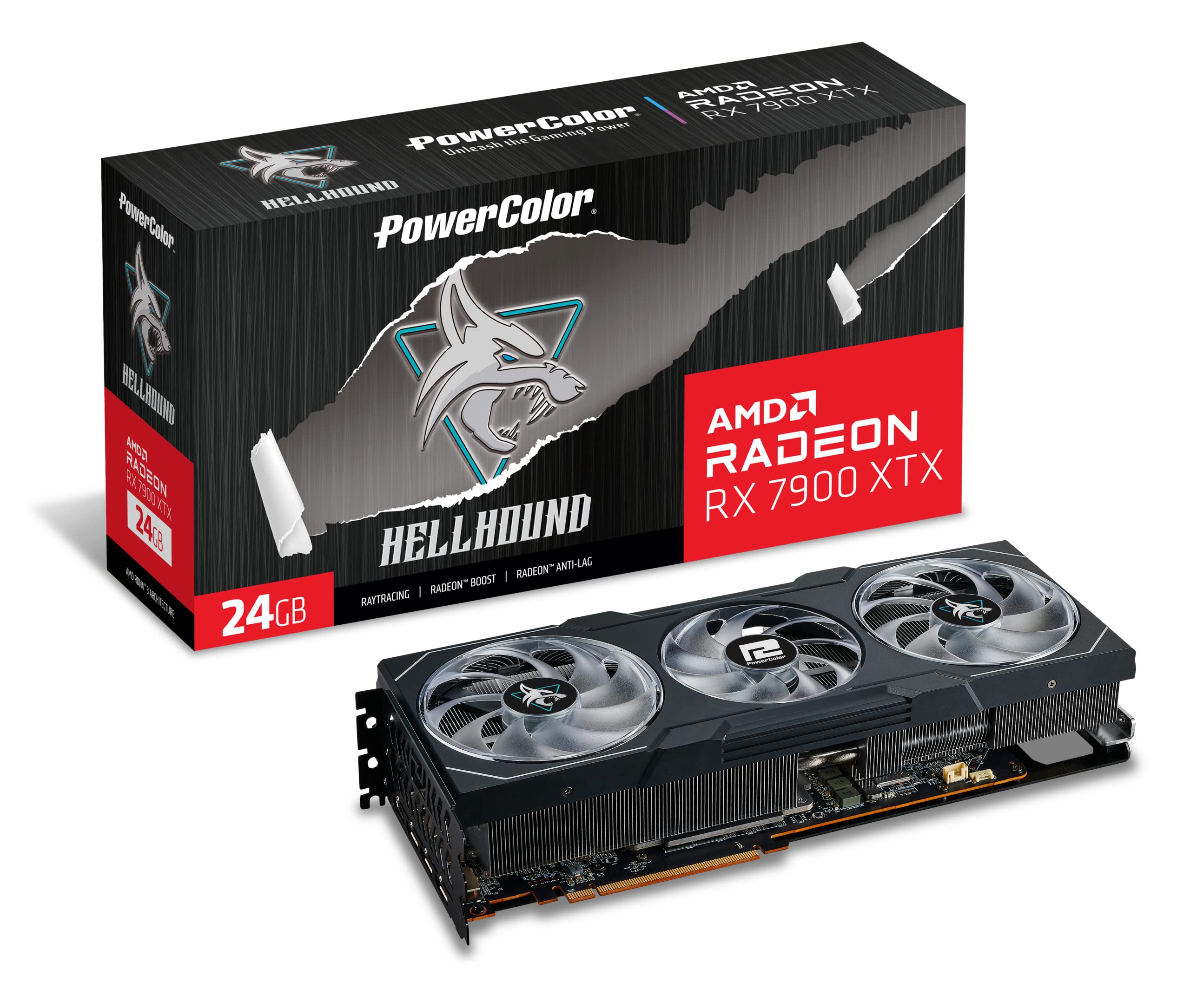 PowerColor RX 7900 XTX 24G-L/OC AMD Radeon RX 7900 XTX 24 Go GDDR6