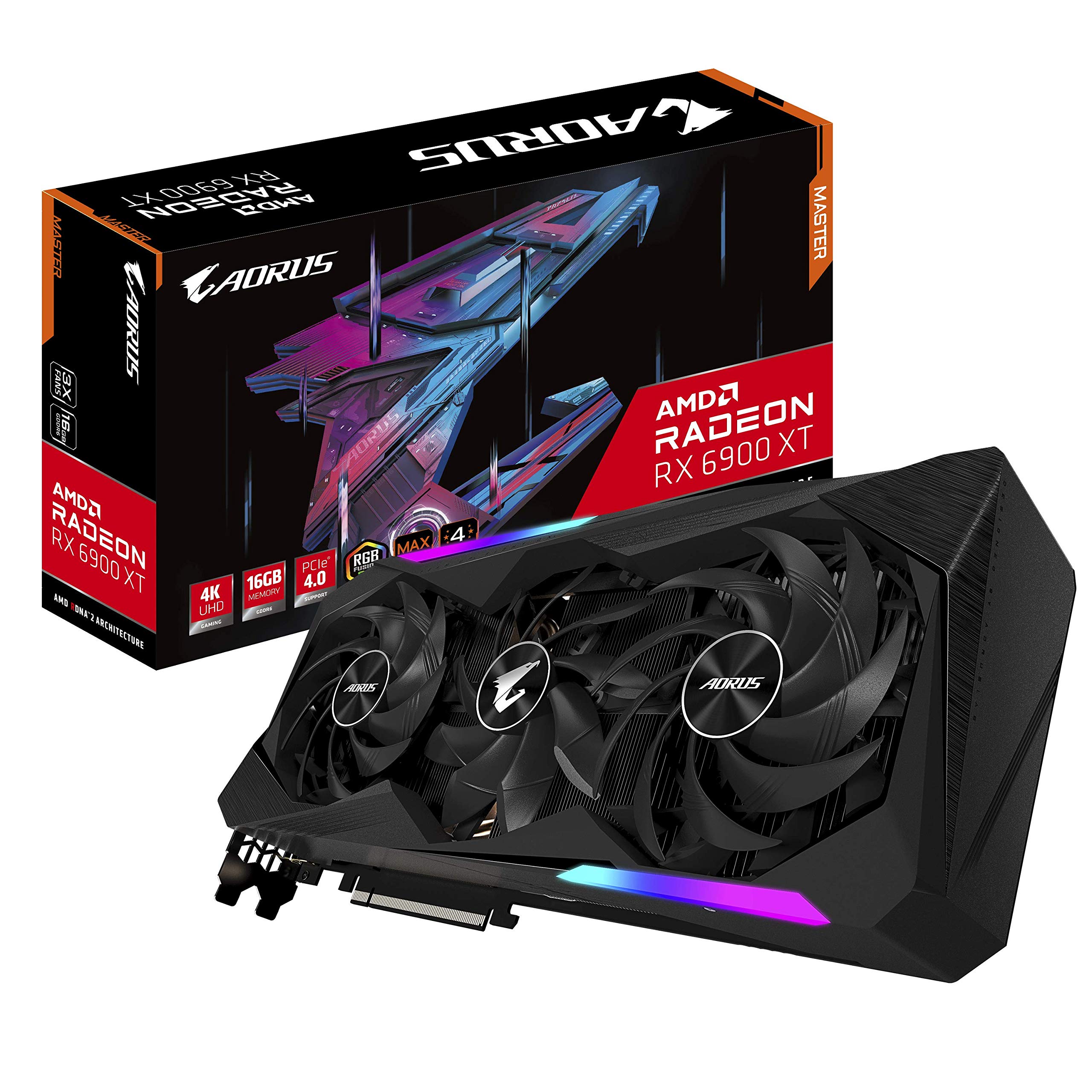 Gigabyte AORUS Radeon RX 6900 XT MASTER 16GB Graphics Card GV-R69XTAORUS M-16GD